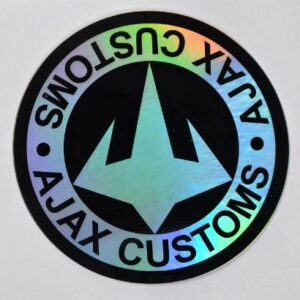 Ajax Custom Vinyl Decal (holographic)